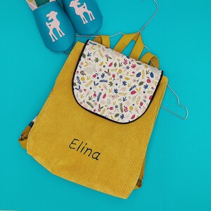 Children&#39;s backpack, nursery, nursery, nanny, baby, velvet