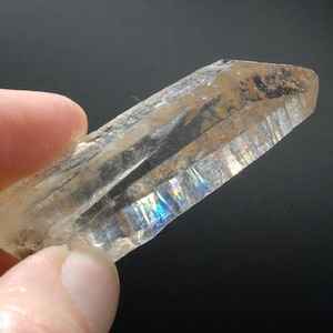 2.25in Rare Etched Kullu Quartz Crystal, Himalayan Clear Quartz, Rutile Chlorite Crystal, Kullu Valley