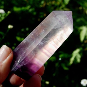 3in Magenta Purple Fluorite Crystal Tower