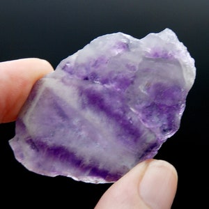 2 in Chevron Amethyst Quarz Kristall Scheibe, Sambia 15