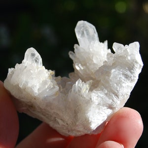 2.5in 77g Raw Sugar Quartz Crystal Cluster, Madagascar