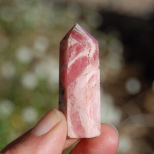 2in 32g Genuine Rhodochrosite Crystal Tower, Argentina