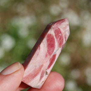 2in 29g Rhodochrosite Crystal Tower, Genuine Rhodochrosite Gemstone, Argentina
