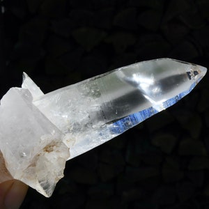 5in 148g Rare Cross Colombian Lemurian Seed Quartz Crystal Laser Starbrary, Boyaca, Colombia