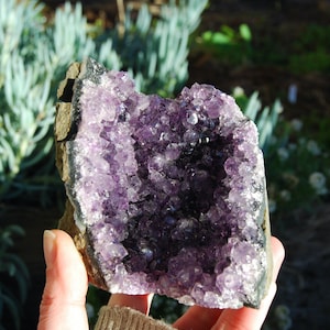 1.1lb Large Amethyst Geode Crystal Cathedral Cluster, Self Standing, Uruguay