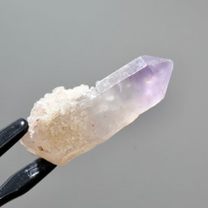 1.4in Frosted Shangaan Amethyst Quartz Crystal Druzy Cluster, Gemmy Smoky Chiredzi Amethyst, Zimbabwe f19
