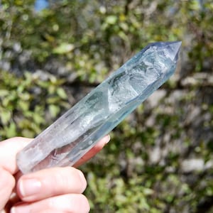 5.4in 207g Watermelon Fluorite Crystal Tower