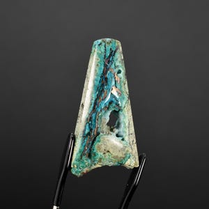 Cabochon libero di crisocolla di rame RARO da 42 mm, Indonesia g17