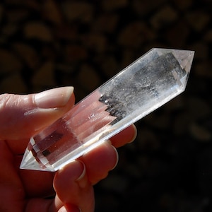 3.25in 12 Sided Clear Quartz Crystal Vogel, Brazil L1a