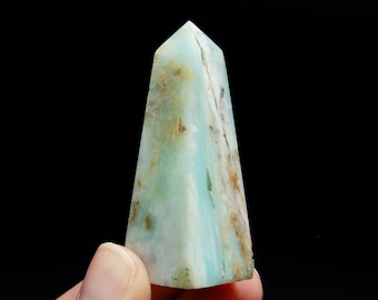 153 kt 2,25 in zeldzame blauwe kristallen toren van Andes-opaal, Peru
