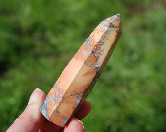 3,75 in Maligano Jaspis Crystal Tower
