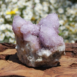 3in 440g Amethyst Spirit Quartz Crystal Cluster, Large Spirit Quartz, South Africa