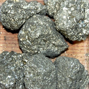 Raw Pyrite Crystals, Medium Rough Stones