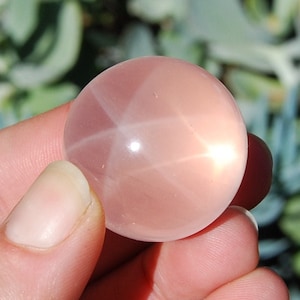 AAA STAR Rose Quartz Crystal Spheres, Many Sizes 25mm to 65mm, Mozambique