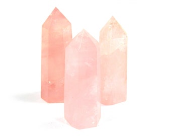 ONE 3.5in Rose Quartz Crystal Tower, Brazil