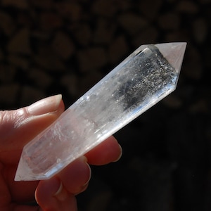 3.7in 12 Sided Clear Quartz Crystal Vogel, Brazil L4a