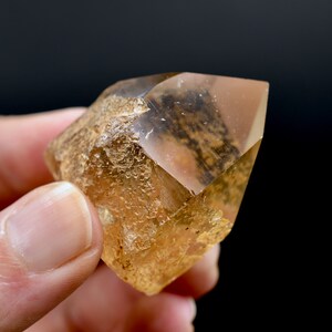 1.6in 46g Natural Genuine Citrine Crystal Tower Starbrary, Semi Polished, Brazil b3