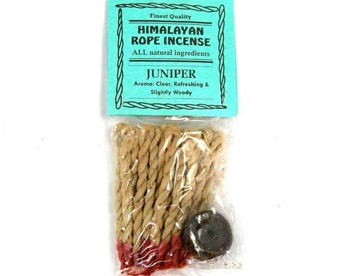Juniper Himalayan Rope Incense All Natural 20 Ropes Bundle Etsy