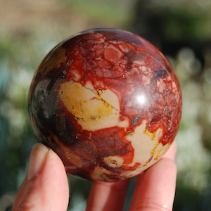 2.5in 346g Large Mookaite Jasper Crystal Sphere