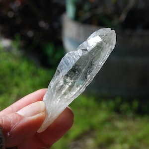 2.75in 32g Rare Tantric Twin Kullu Quartz Crystal Himalayan Black Rutile Chlorite Elestial Kullu Valley India