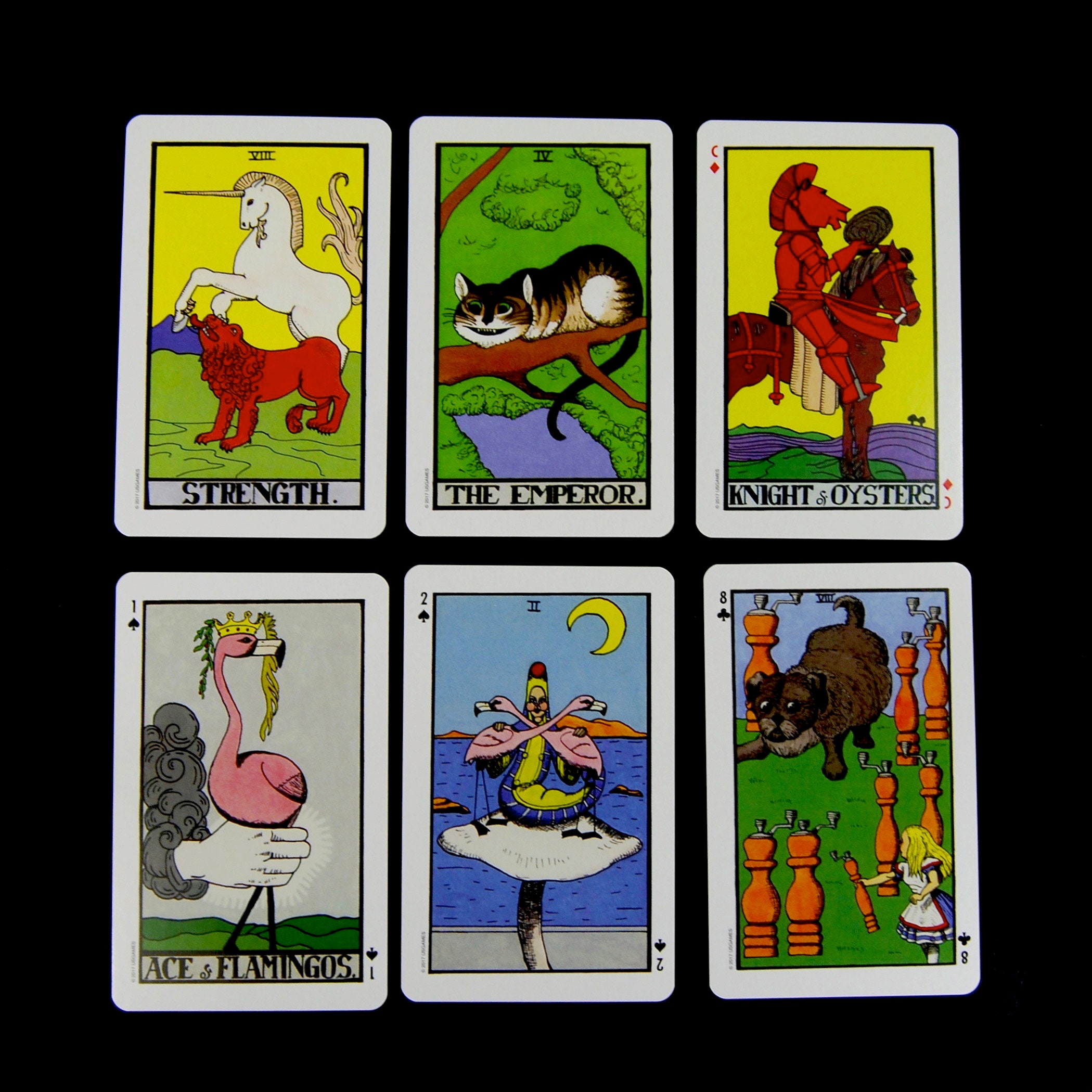 The Wonderland Tarot Card Deck and Book in Tin Box by Chris and Morgana Abbey Alice in ...