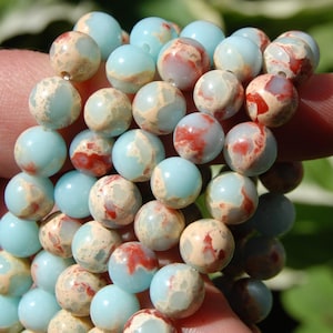 Agalmatolite Shoushan Stone Crystal Bracelet, 8mm Natural Gemstone Beads