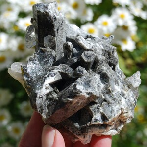 4in 236g Chlorite Optical Quartz Crystal Cluster, Corinto, Brazil
