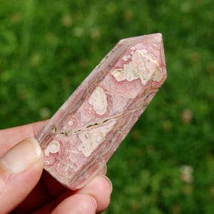 Rhodochrosite Crystal Tower - 2.5&quot; 78g Polished Stone to Manifest Love & Healing from Argentina