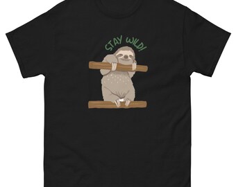 Stay Wild T-Shirt: Inspirational Nature Quote, Adventure Graphic Tee