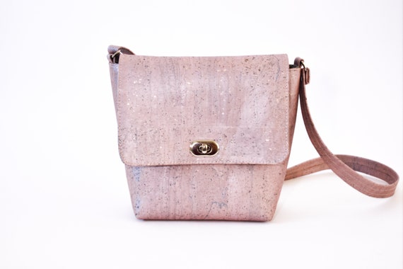 rose gold satchel bag