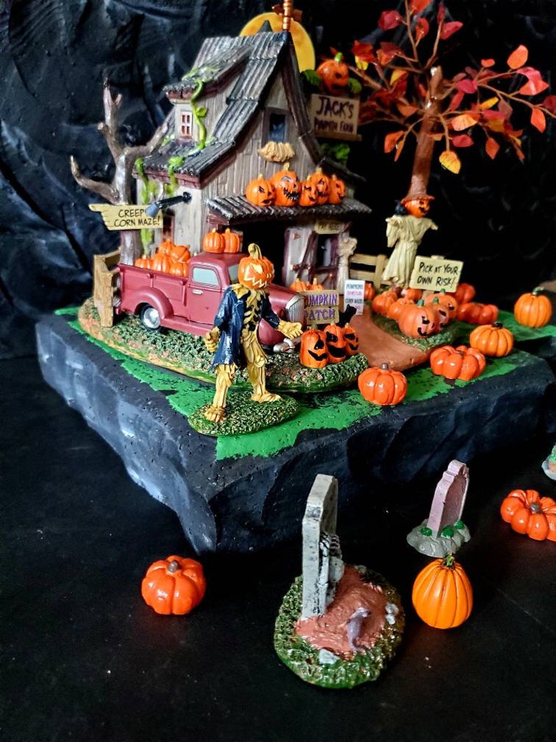 Styrofoam Display Platform for Halloween Village lemax Spooky Etsy