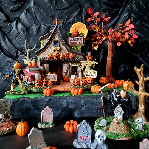Styrofoam Display Platform for Halloween Village lemax Spooky Etsy