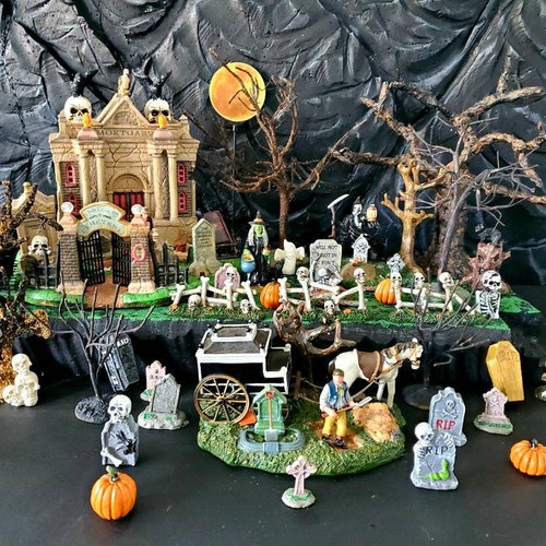 Styrofoam Display Platform for Halloween Village lemax Spooky Etsy