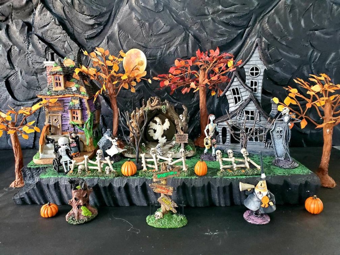 Styrofoam Display Platform for Halloween Village (lemax Spooky