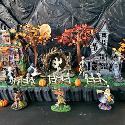 Styrofoam Display Platform for Halloween Village lemax Spooky Etsy