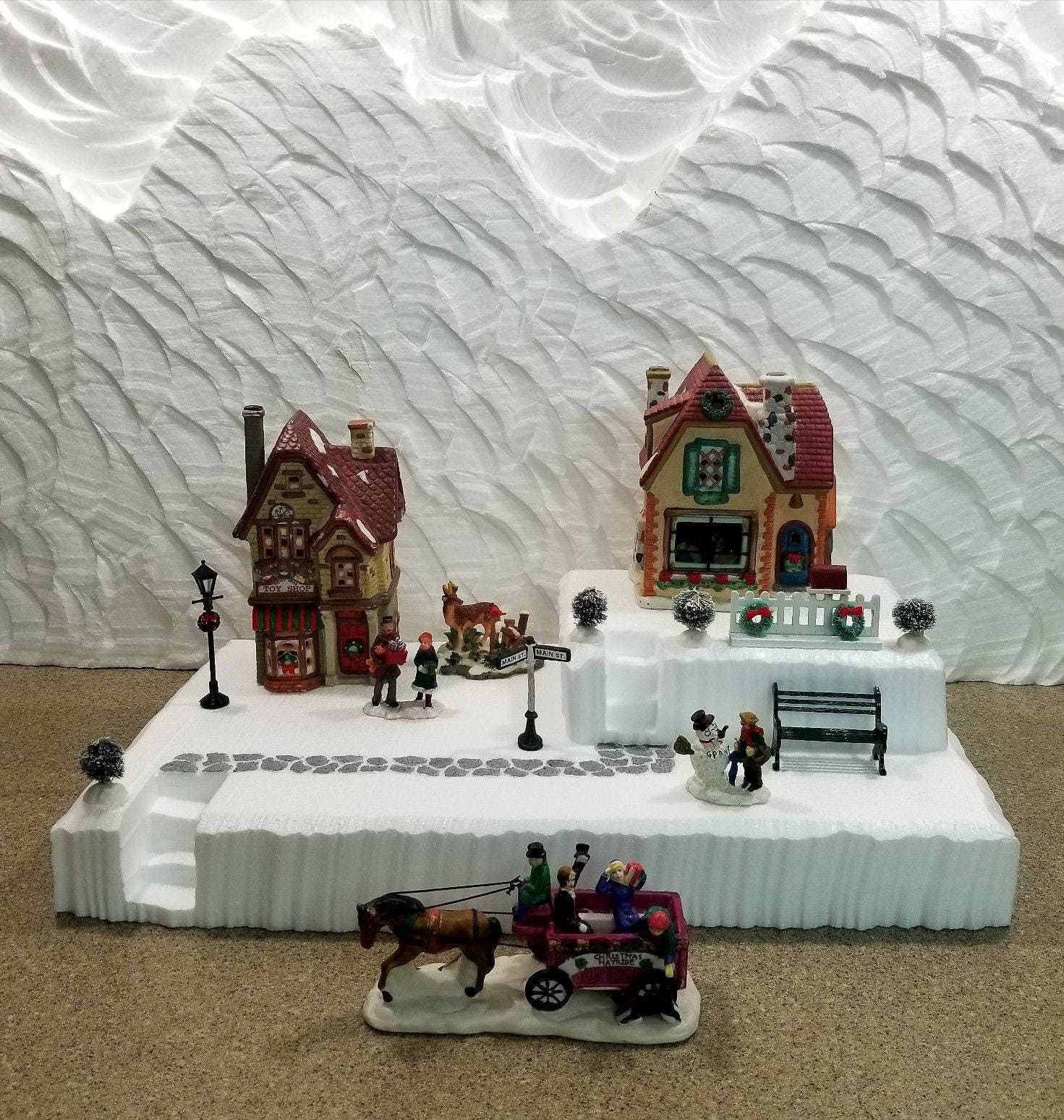 Christmas Village Display Platform for Lemax Dept 56 Etsy