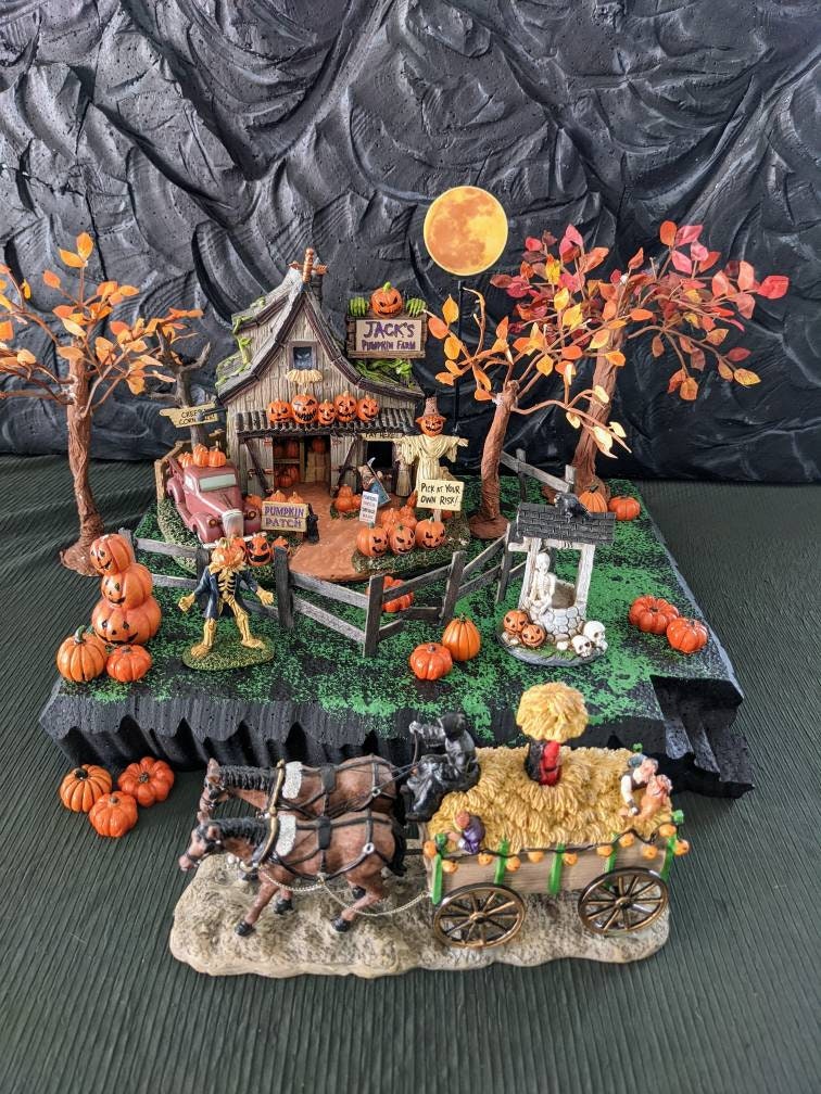 Styrofoam Display Platform for Halloween Village (lemax Spooky