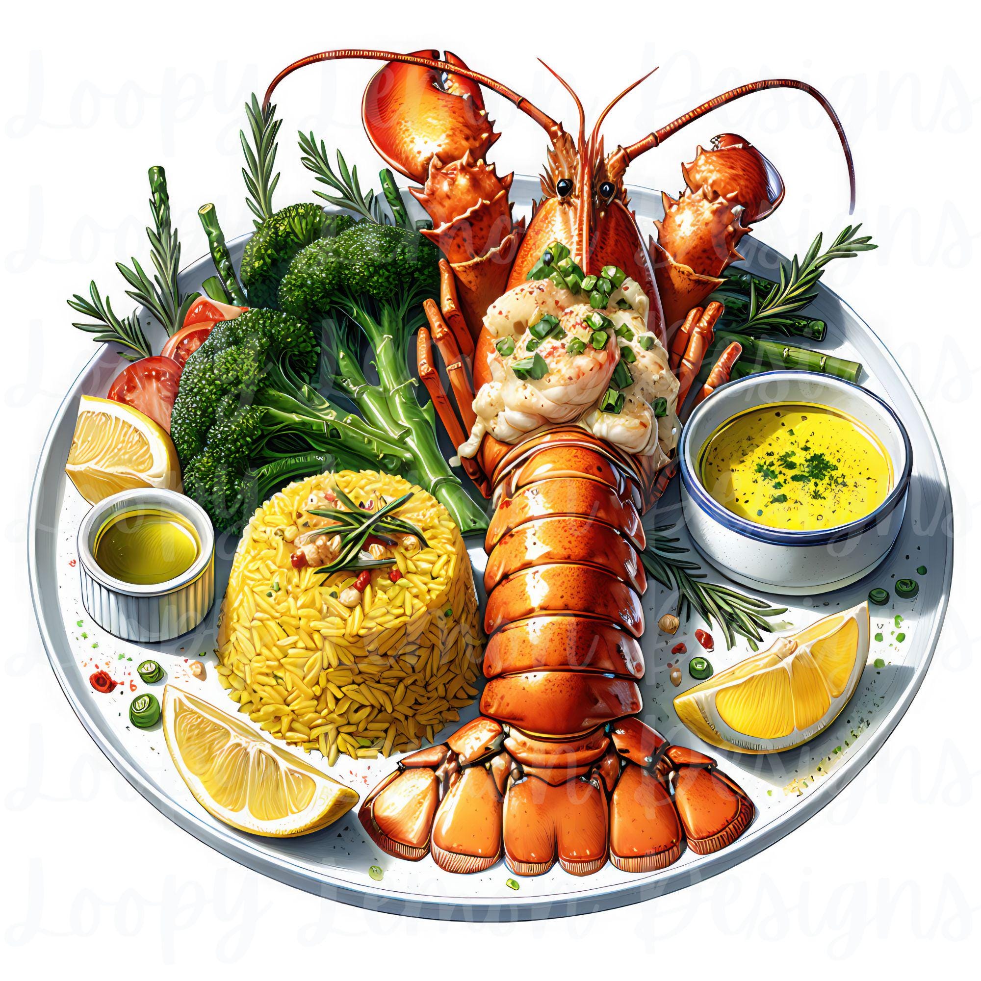Dinner Graphics 45 Elegant Food Plate PNG Clipart, Gourmet Meal PNG, Fine Dining ...
