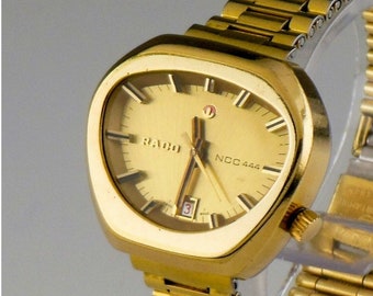 Buy Vintage Rado NCC 444 Gold Plated Automatic Women's Watch