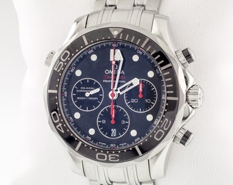 Omega Men's Stainless Steel Seamaster Diver's Coaxial Professional Chronograph