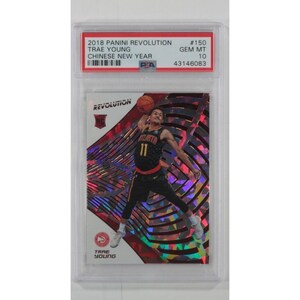 2018 Panini Revolution Trae Young Chinese New Year PSA 10 Gem Mint #150