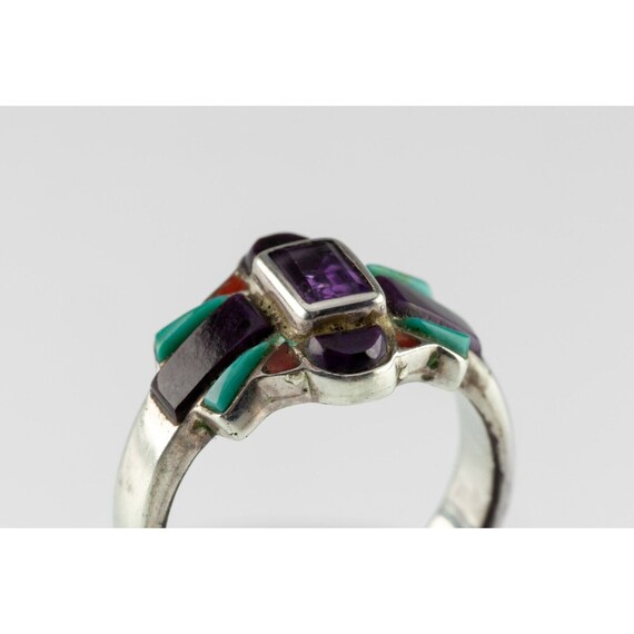 Handmade Turquoise, Purple Spiny, Coral & Amethys… - image 3