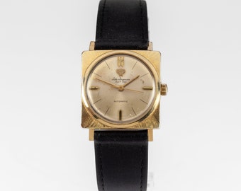 Vintage Jules Jurgensen 14k Gold Automatic Dress Watch W  display picture 1