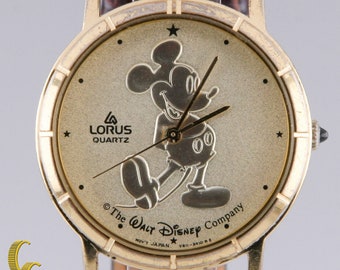Lorus Disney Mickey Mouse Watch Etsy Australia
