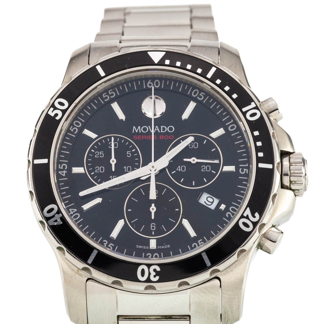 Movado Series 800 Chronograph Reloj de cuarzo para hombre de acero