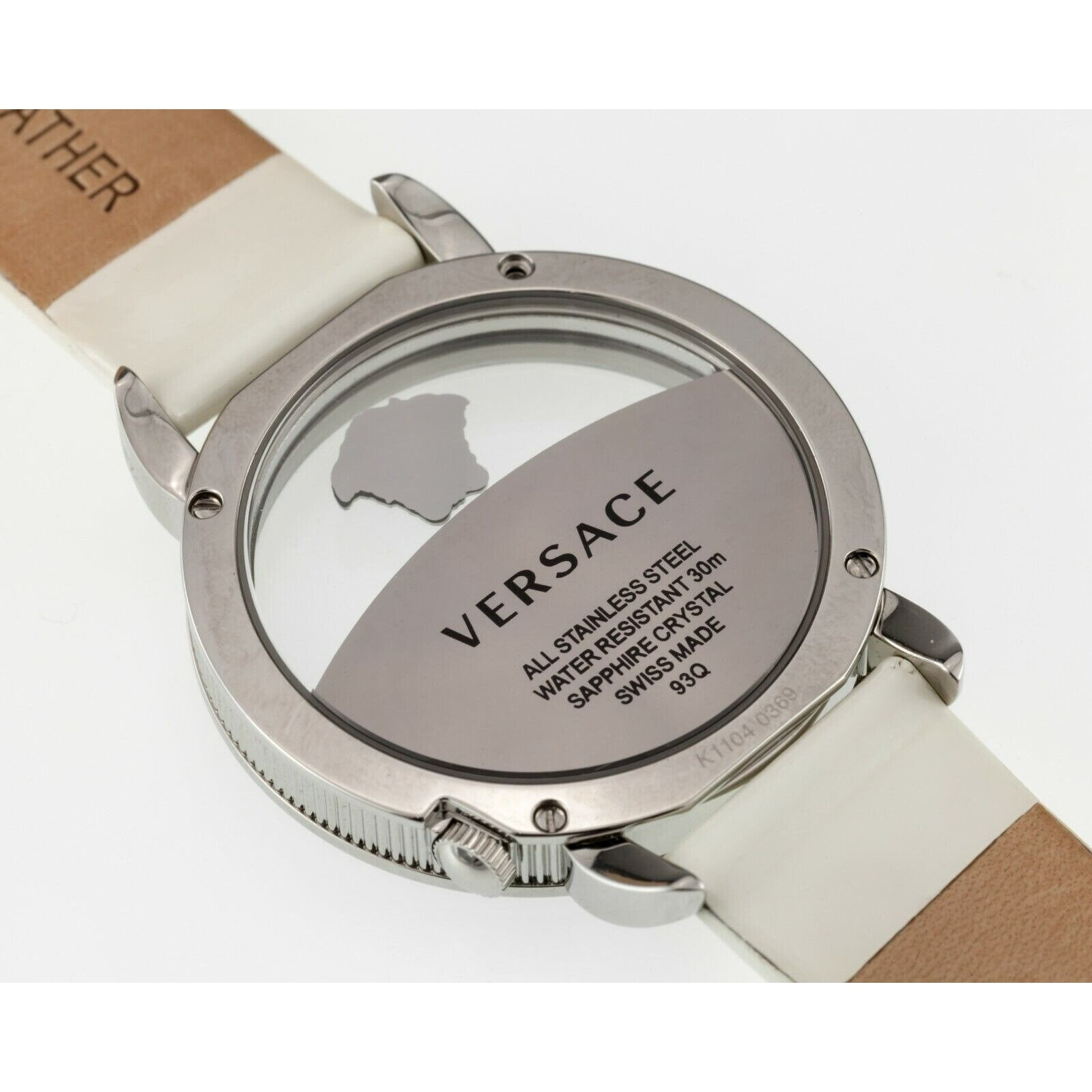 Versace Stainless Steel Transparent Krios Quartz Watch W 