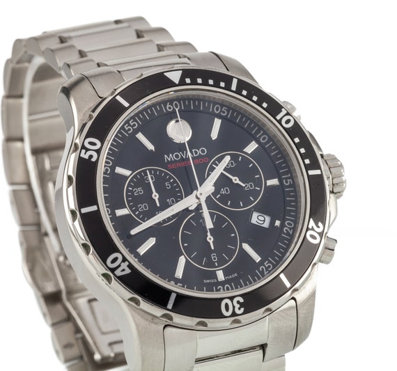Movado Series 800 Chronograph Stainless Steel Men… - image 3