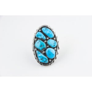 Benny Touchine Navajo Turquoise Nugget Ring