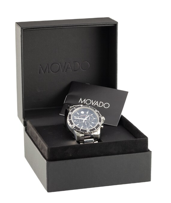 Movado Series 800 Chronograph Stainless Steel Men… - image 9