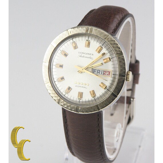 Longines Admiral 10k Gold Filled Automatic Day date Watch W